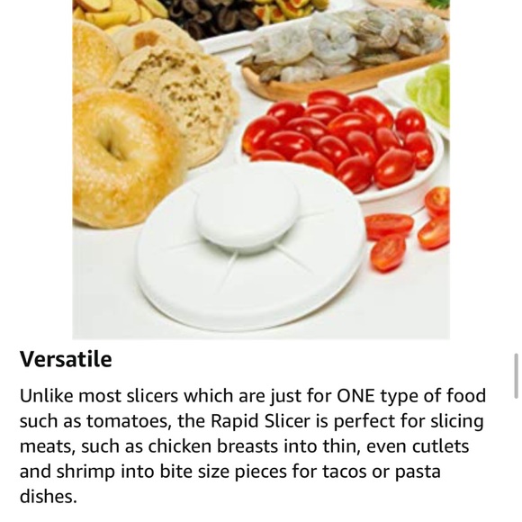 As Seen On TV Rapid Slicer Food Cutter Guide & Rada Serrated Knife Bundle - Picture 10 of 15